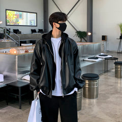 Leather jacket or876