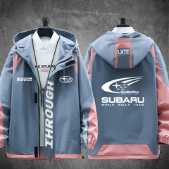 バイカースタイル 都会派ストリート メンズ 防風 防寒 レーシングジャケット