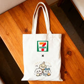 可愛いキャラ ゆるかわ バッグ セブンコラボ ユニセックス 軽量&収納力抜群 キャンバス トートバッグ