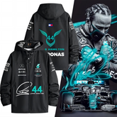 バイカースタイル アウター カーナンバー 44 メンズ 防風 防寒 レーシングジャケット