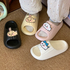 可愛いキャラ ゆるかわ シューズ キャラコラボ 滑り止め付き レディース 夏サンダル