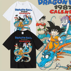 キャラクター トップス DRAGON ユニセックス 半袖Tシャツ