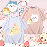 可愛いキャラ ゆるかわ トップス デザート ユニセックス 半袖Tシャツ