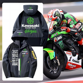 バイカースタイル アウター モータースポーツテイスト メンズ 防風 レーシングジャケット