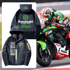 バイカースタイル アウター モータースポーツテイスト メンズ 防風 レーシングジャケット