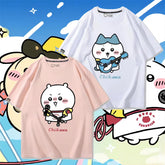 可愛いキャラ ゆるかわ トップス グループ ユニセックス 半袖Tシャツ