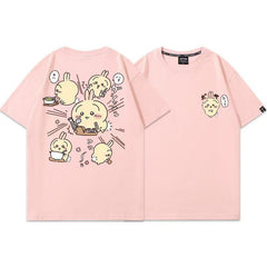 可愛いキャラ ゆるかわ トップス クッキング ユニセックス 半袖Tシャツ