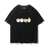 可愛いキャラ ゆるかわ トップス キャラcosplay ユニセックス 半袖Tシャツ