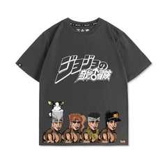 スタンド使い イラスト トップス リカルド・ミロス ユニセックス 半袖 Tシャツ
