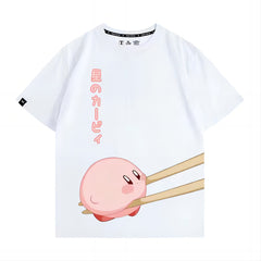 キャラクターシリーズ トップス カービィとはし ユニセックス 半袖Tシャツ