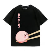 キャラクターシリーズ トップス カービィとはし ユニセックス 半袖Tシャツ