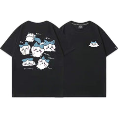 可愛いキャラ ゆるかわ トップス ハチの日常 ユニセックス 半袖Tシャツ