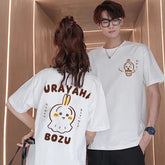 可愛いキャラ ゆるかわ トップス 晴雨人形 ユニセックス 半袖Tシャツ