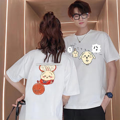 可愛いキャラ ゆるかわ トップス スラムダンク ユニセックス 半袖Tシャツ