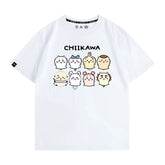 可愛いキャラ ゆるかわ トップス 家族写真 ユニセックス 半袖Tシャツ