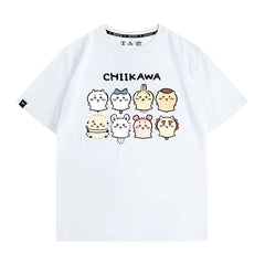 可愛いキャラ ゆるかわ トップス 家族写真 ユニセックス 半袖Tシャツ
