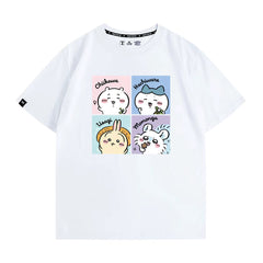 可愛いキャラ ゆるかわ トップス 農民 ユニセックス 半袖Tシャツ