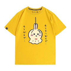 可愛いキャラ ゆるかわ トップス てるてる坊主 ユニセックス 半袖Tシャツ