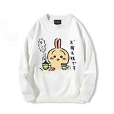 可愛いキャラ ゆるかわ トップス お疲れ様です ユニセックス 長袖 スウェット