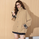 秋冬 ラペル カジュアル ジャケット レディース アウター