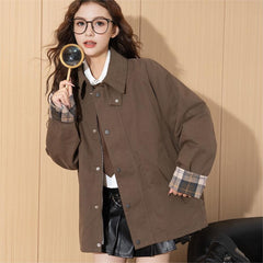 秋冬 ラペル カジュアル ジャケット レディース アウター