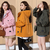 多ポケット 防風・防水 保温 レディース アウトドア ジャケット