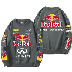 バイカースタイル トップス RED BULL ユニセックス 長袖 スウェット