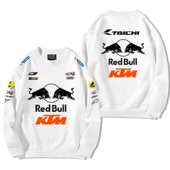 バイカースタイル トップス RED BULL KTM デザイン ユニセックス 長袖 スウェット
