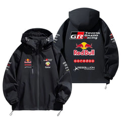 バイカースタイル アウター Red Bull GR メンズ 防風 防寒 レーシングジャケット