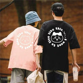 可愛いキャラ ゆるかわ トップス アイコン ユニセックス 半袖Tシャツ