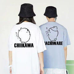 可愛いキャラ ゆるかわ トップス 歌を歌う ユニセックス 半袖Tシャツ