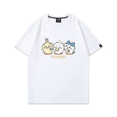 可愛いキャラ ゆるかわ トップス ドーナツ ユニセックス 半袖Tシャツ