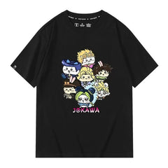 可愛いキャラ ゆるかわ トップス 黄金の精神! ユニセックス 半袖Tシャツ