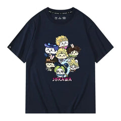可愛いキャラ ゆるかわ トップス 黄金の精神! ユニセックス 半袖Tシャツ