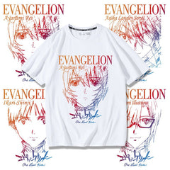 キャラクター トップス EVA パイロット達 ユニセックス 半袖Tシャツ