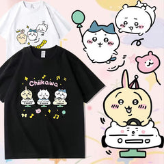 可愛いキャラ ゆるかわ トップス 誕生日 ユニセックス 半袖Tシャツ