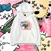 可愛いキャラ ゆるかわ トップス 麻雀バトル ユニセックス 長袖 パーカー