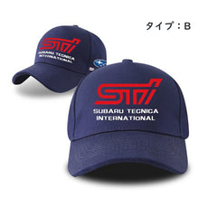 バイカースタイル 帽子 STI デザイン ユニセックス キャップ