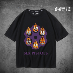 スタンド使い イラスト トップス Sex Pistols ユニセックス 半袖Tシャツ