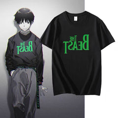 キャラクター トップス THE BEAST ユニセックス 半袖Tシャツ
