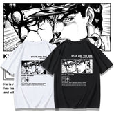 スタンド使い イラスト トップス STAR AND THE SEA ユニセックス 半袖 Tシャツ