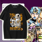 スタンド使い イラスト トップス ウエスタンレース ユニセックス 半袖 Tシャツ