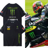 バイカースタイル トップス レーシングロゴ クール系 ユニセックス 半袖Tシャツ