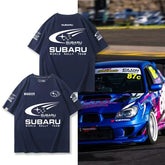 バイカースタイル トップス モータースポーツテイスト ユニセックス 半袖Tシャツ