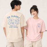 可愛いキャラ ゆるかわ トップス SO SLEEPY ユニセックス 半袖Tシャツ