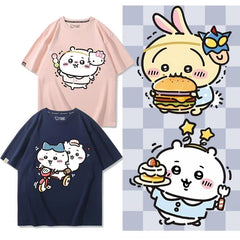 可愛いキャラ ゆるかわ トップス 楽しい時間 ユニセックス 半袖Tシャツ