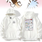 可愛いキャラ ゆるかわ トップス 気分屋 ユニセックス 長袖 パーカー