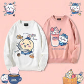 可愛いキャラ ゆるかわ トップス パティシエ ユニセックス 長袖 スウェット