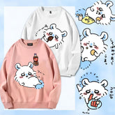 可愛いキャラ ゆるかわ トップス お菓子 ユニセックス 長袖 スウェット