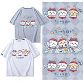可愛いキャラ ゆるかわ トップス 鯛焼き ユニセックス 半袖Tシャツ